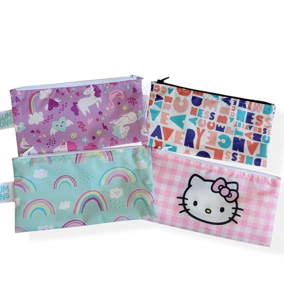 Bumkins Other - Girls Accessory or Snack Pouches (4 Pouches)